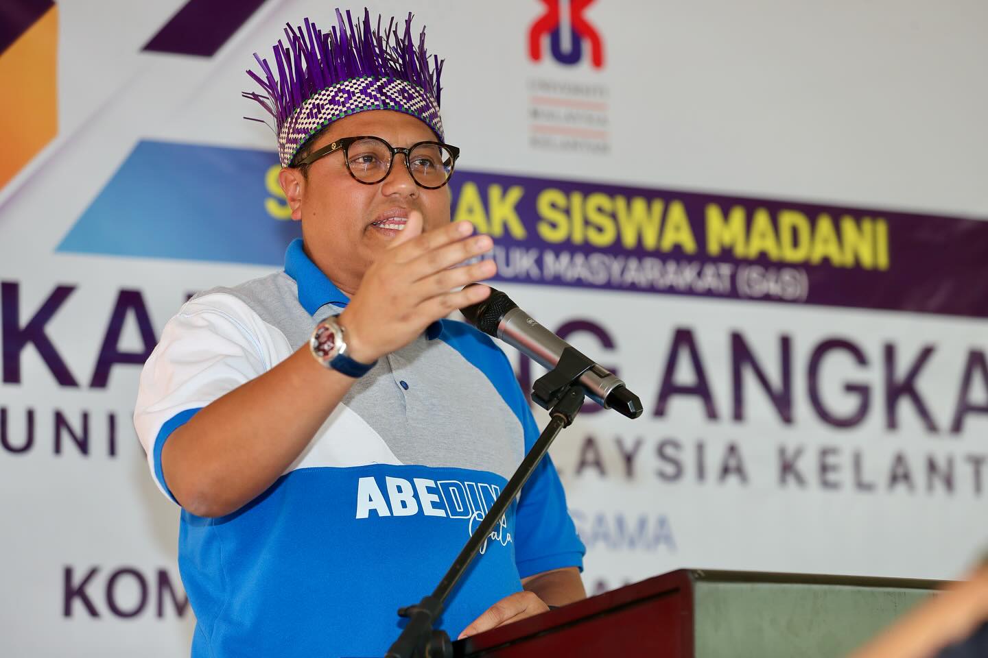 MAJLIS PENYERAHAN UNIVERSITI MALAYSIA KELANTAN (UMK) BERSAMA KOMUNITI POS BLAU, GUA MUSANG