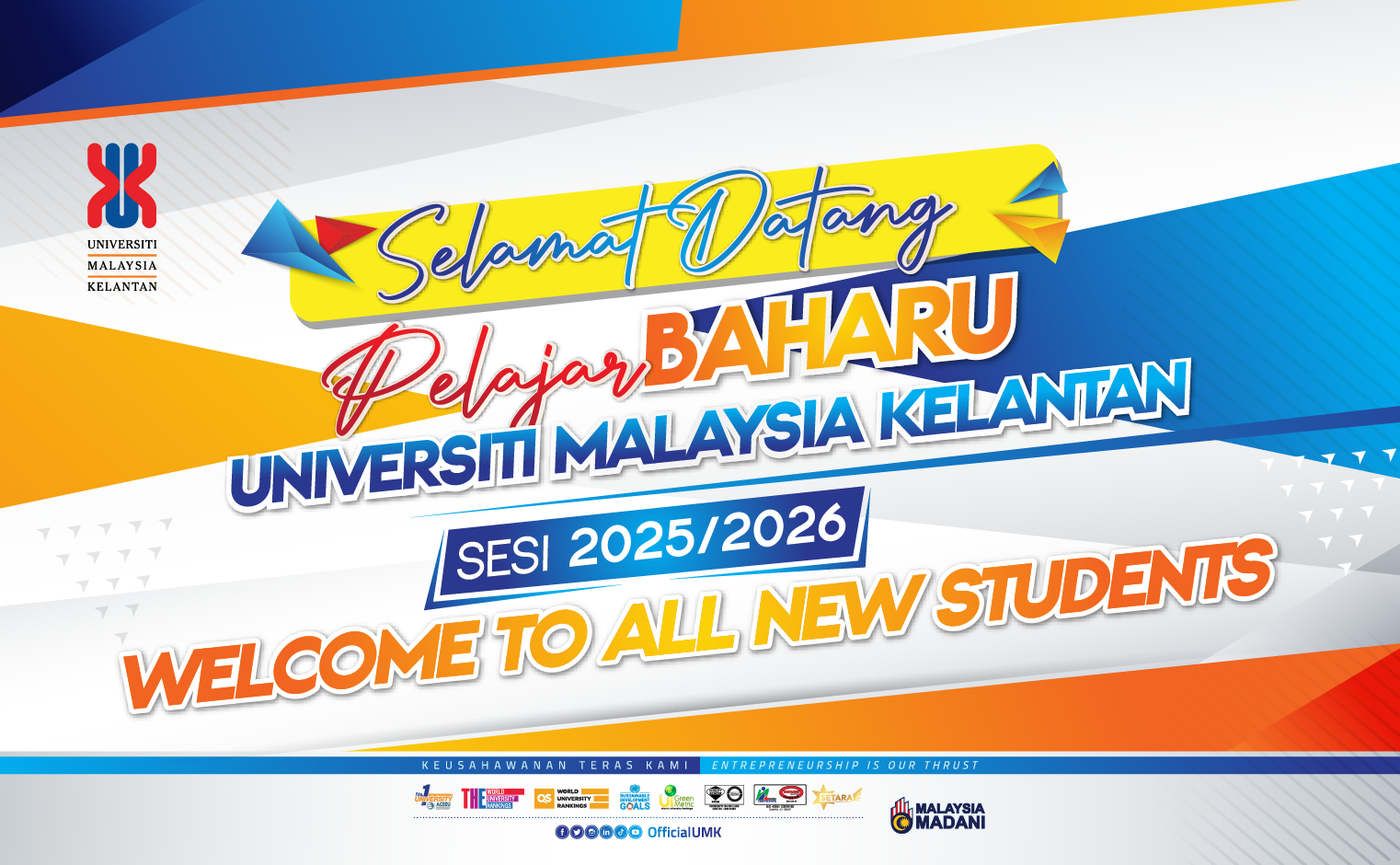 selamat datang pelajar baharu